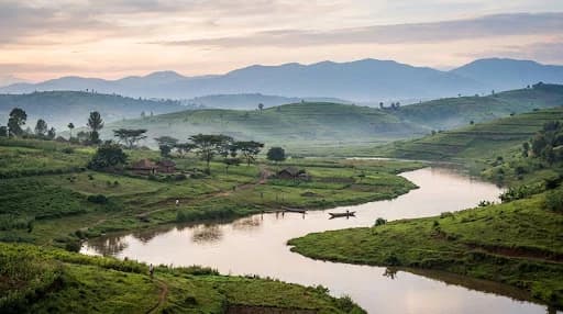 Wooded landscape in central Malawi